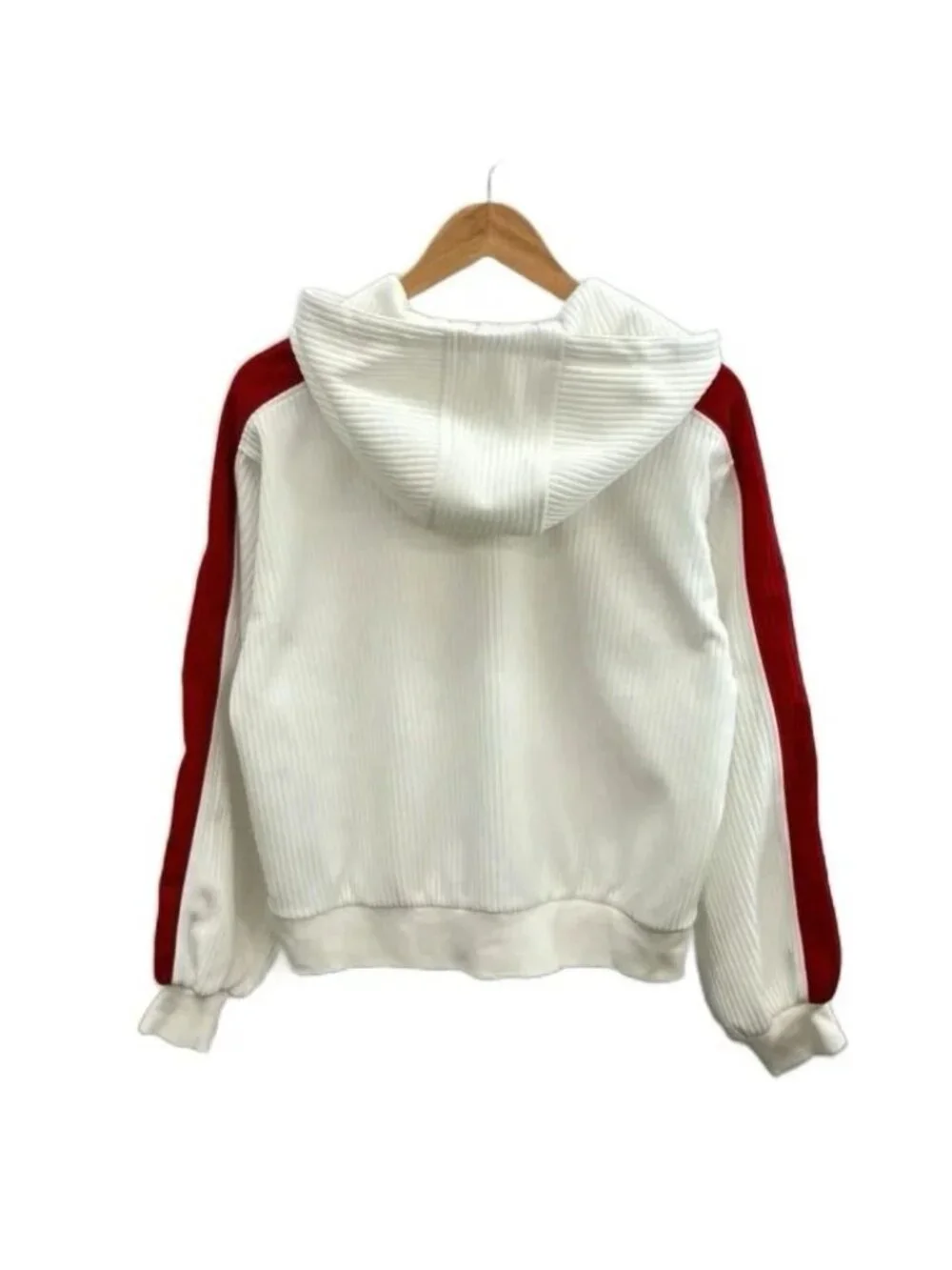 Gucci Web Stripe Hoodie Long Sleeve Zip Up Interlocking G Logo Embroidery M